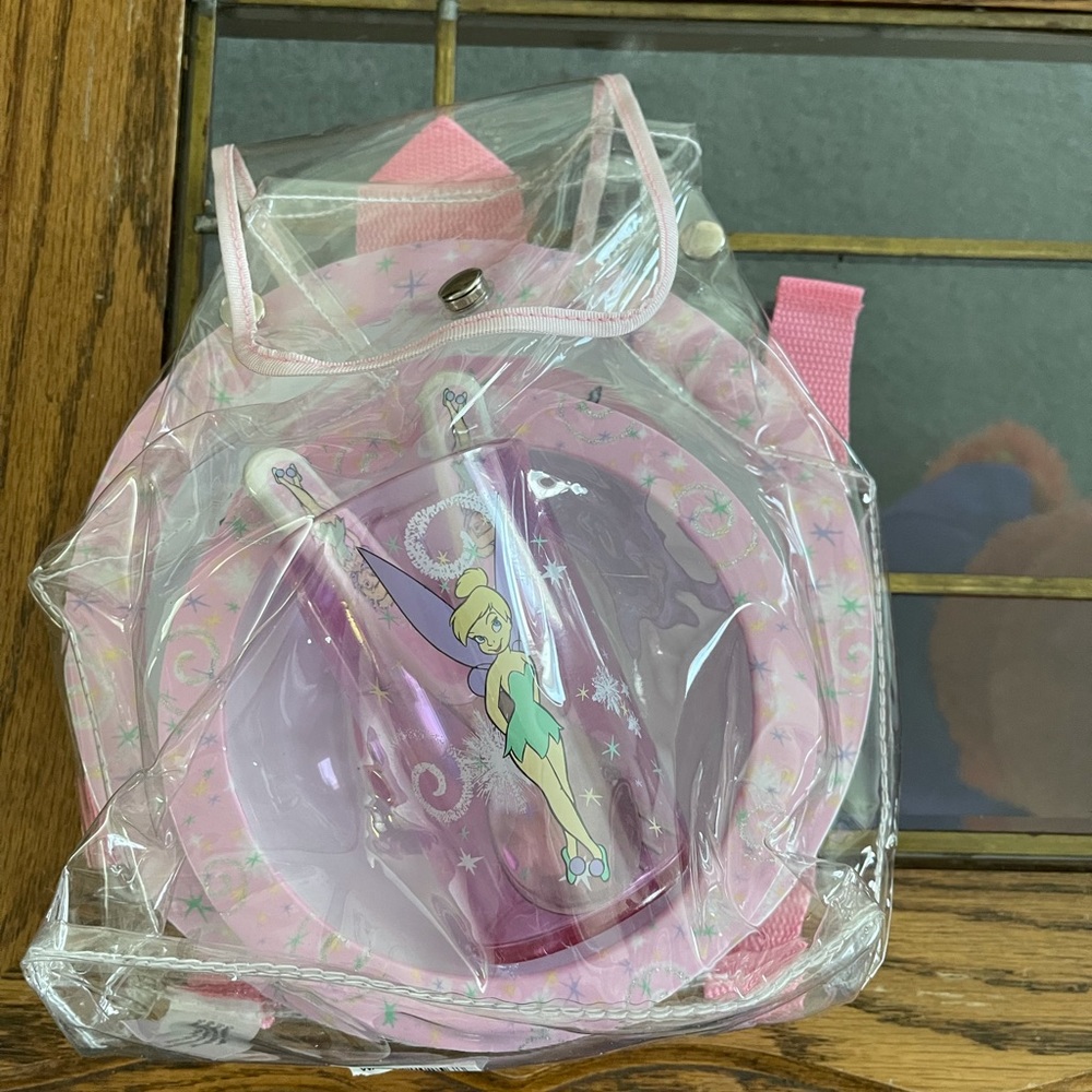 Tinker bell kids backpack lunch set
